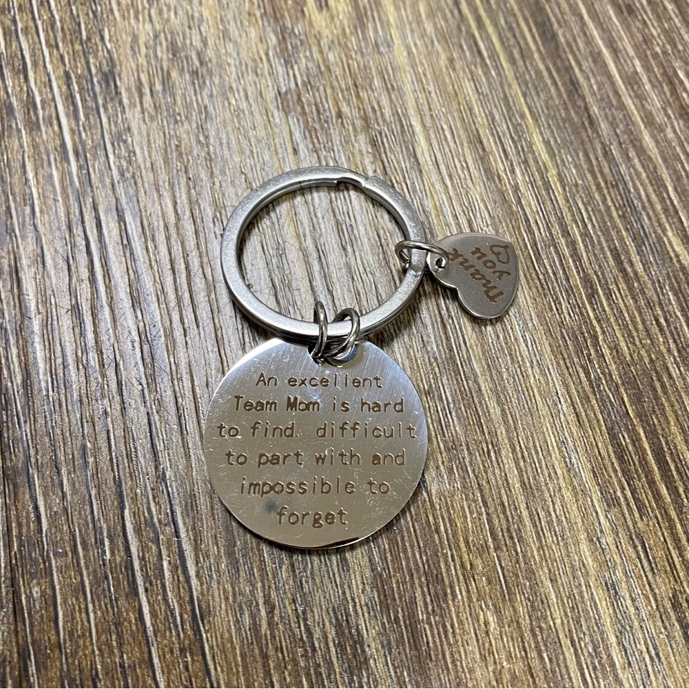 Chic Silver Keychain with Heart‎ Charm
